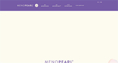 Desktop Screenshot of menopearl.com